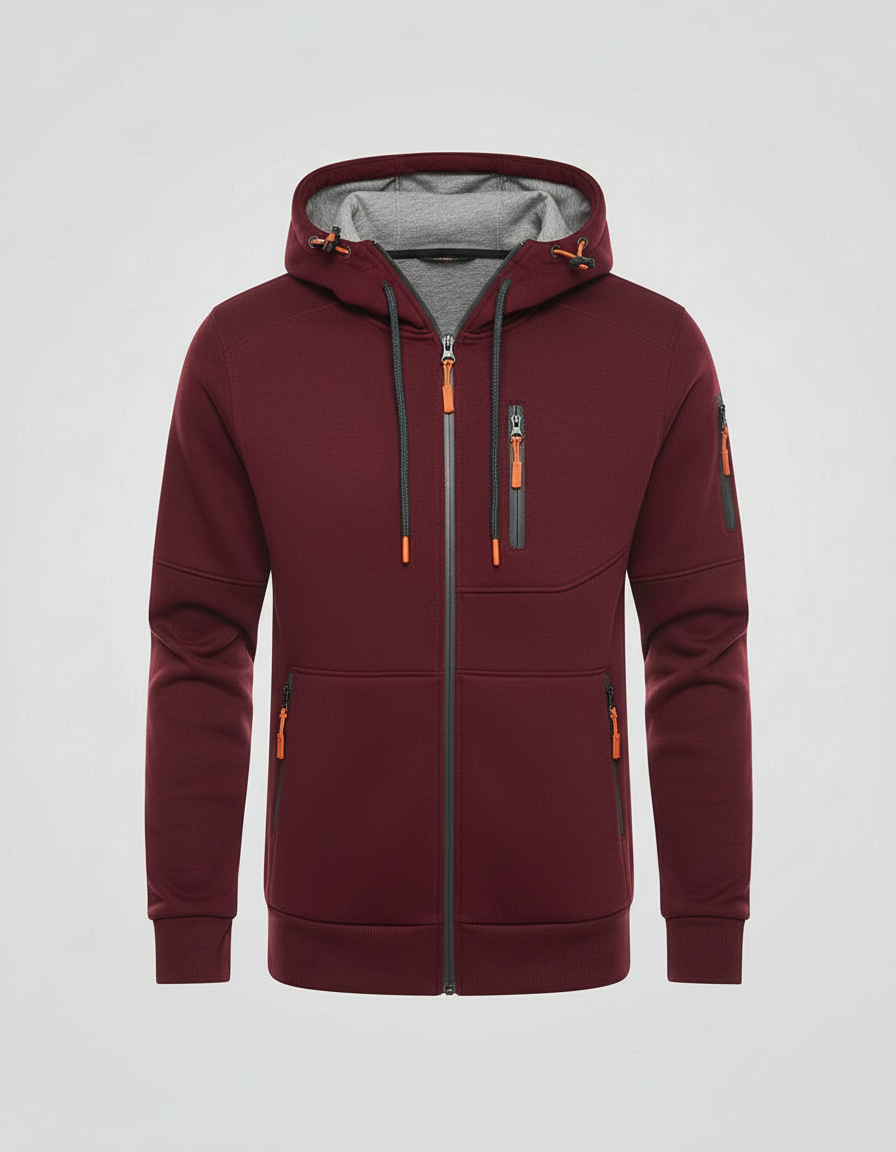 Herren Hoodie Mit Reißverschluss | EB