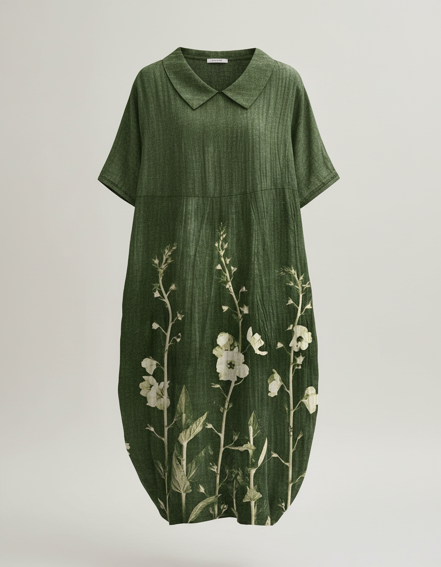 Luftiges Blumen Sommerkleid Damen | EB