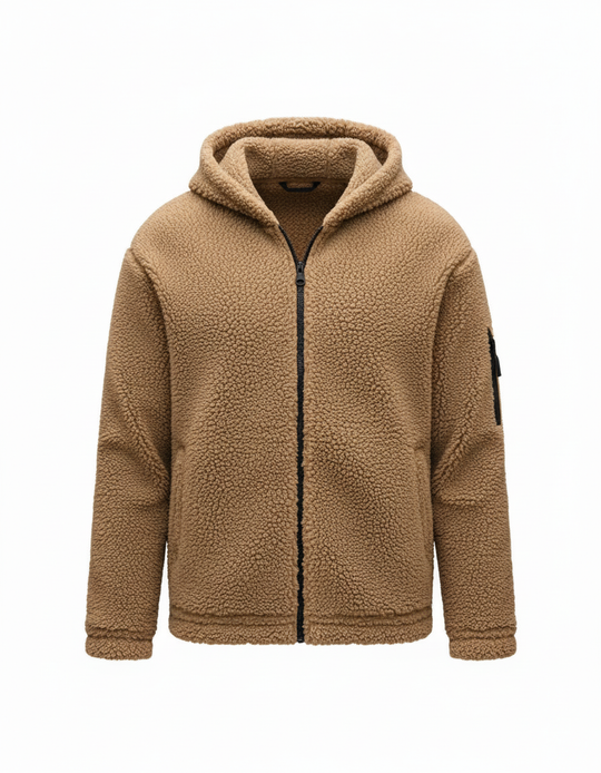 Schwere Fleece Winterjacke | EB