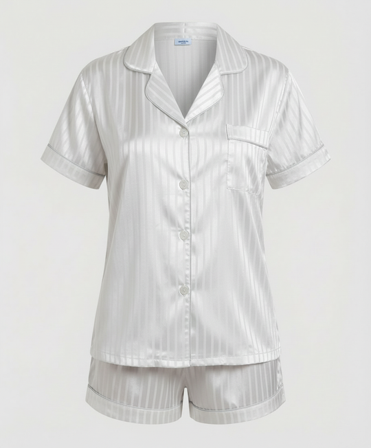 Satin Komfort Pyjama Set Damen | EB