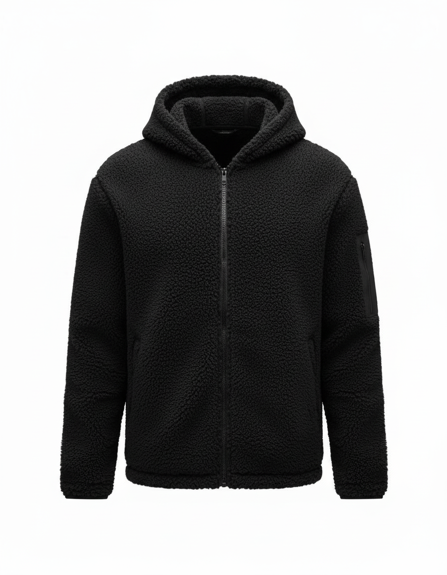 Schwere Fleece Winterjacke | EB