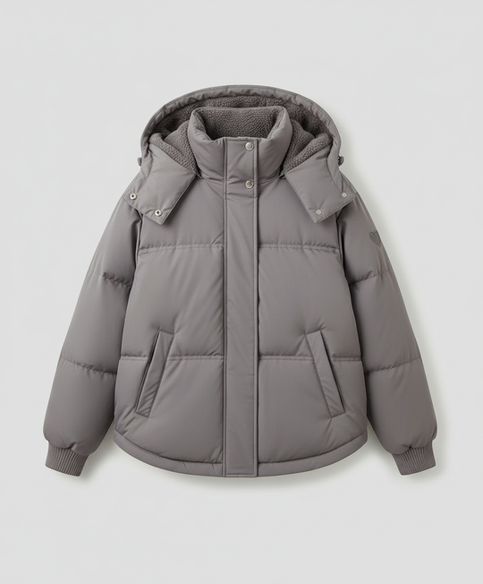 Warme Damen Winterjacke Gepolstert | EB