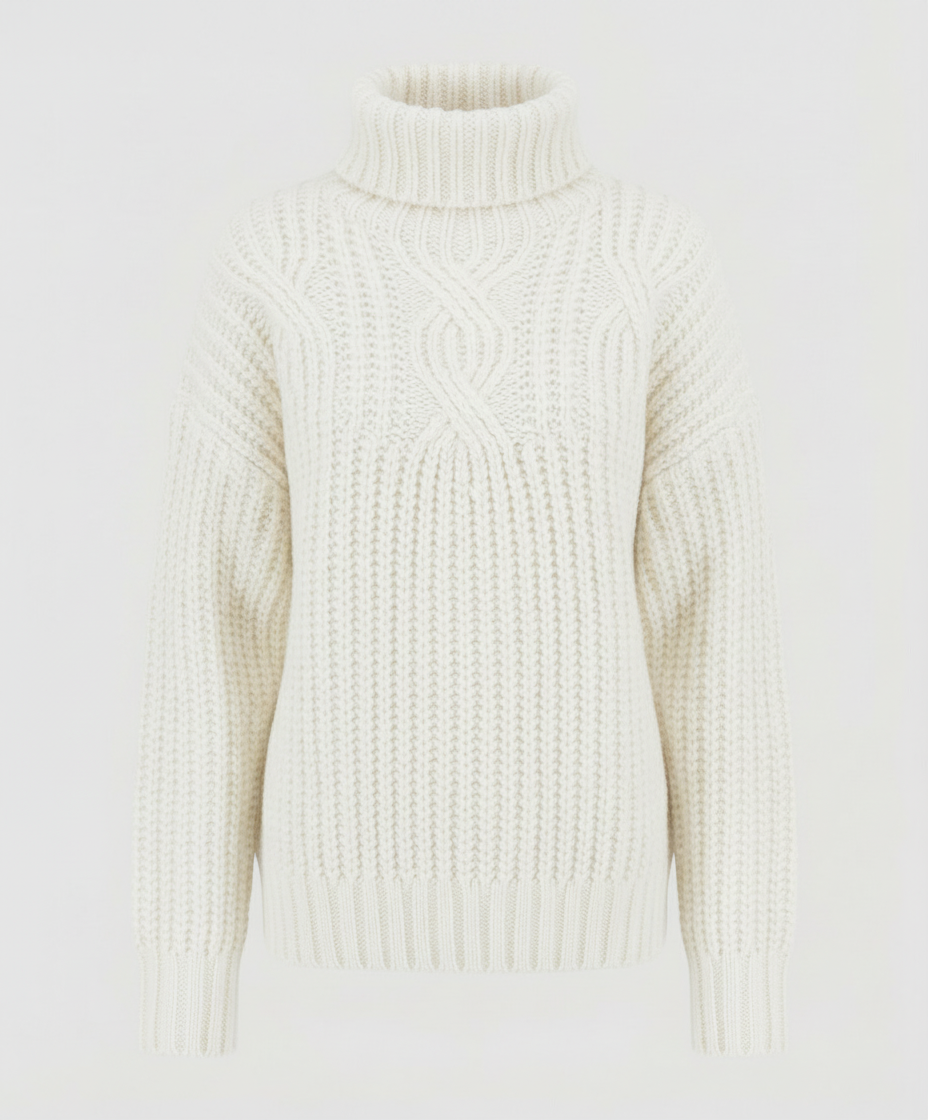 Bequemer Rollkragenpullover Damen | EB
