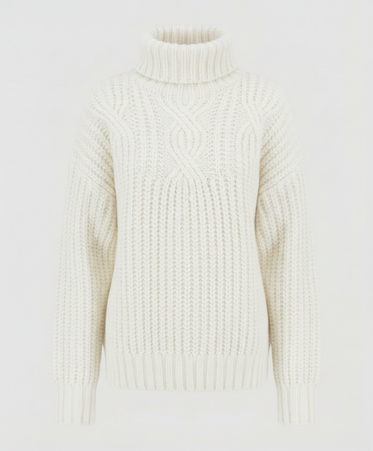 Bequemer Rollkragenpullover Damen | EB