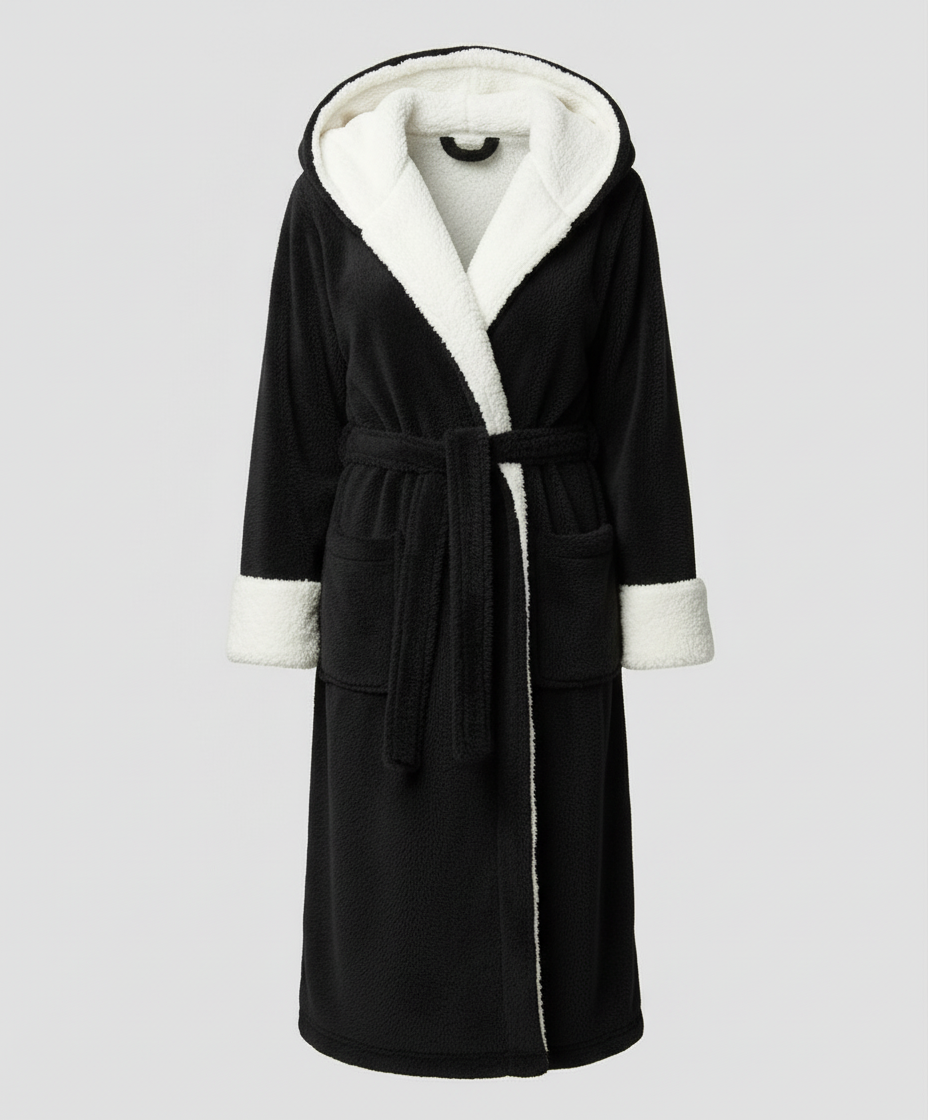 Kuscheliger Fleece Morgenmantel Damen | EB