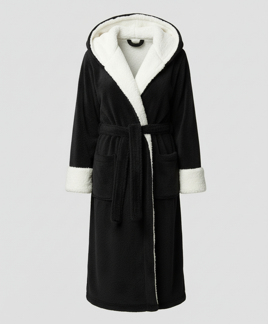 Kuscheliger Fleece Morgenmantel Damen | EB