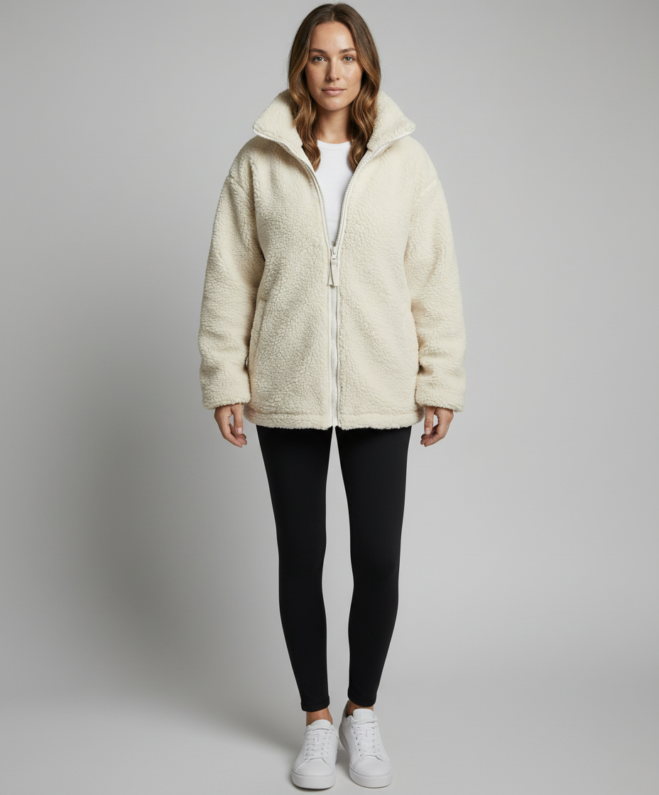 Herren Oversized Fleecejacke Warm | EB