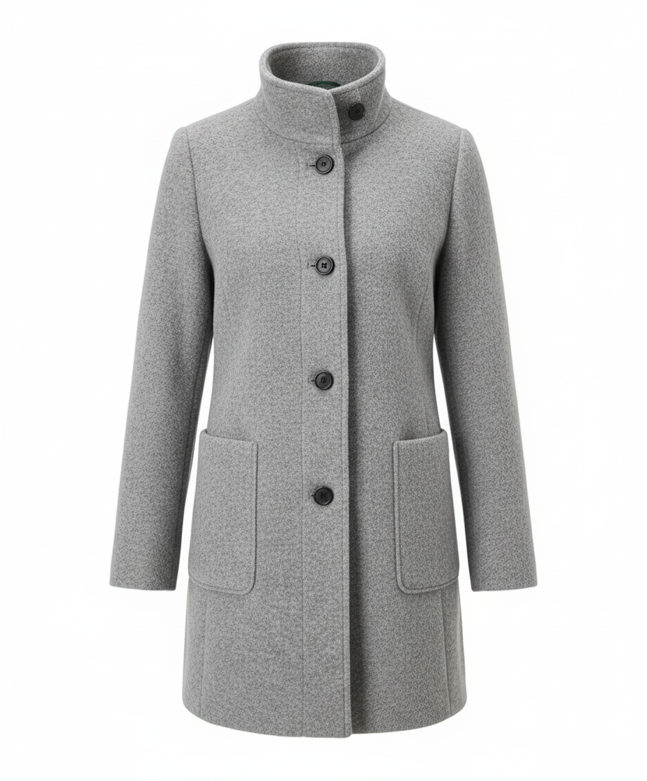 Eleganter Vintage Wollmantel Damen | EB