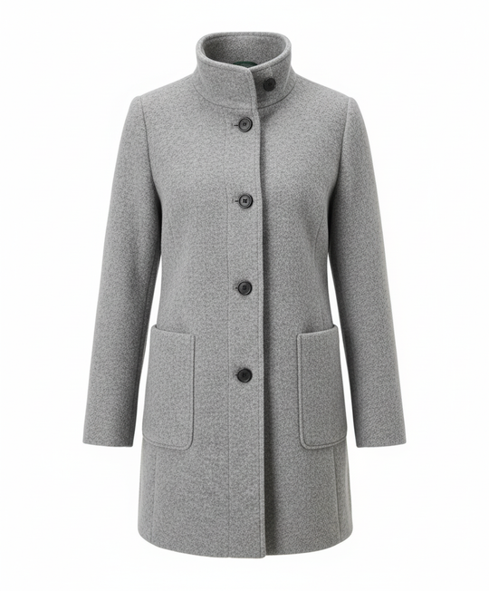Eleganter Vintage Wollmantel Damen | EB