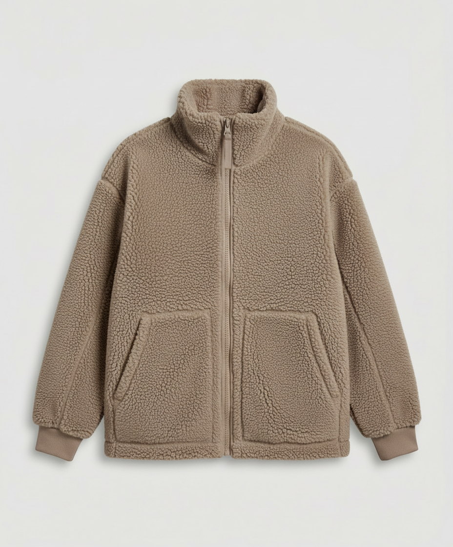Herren Oversized Fleecejacke Warm | EB