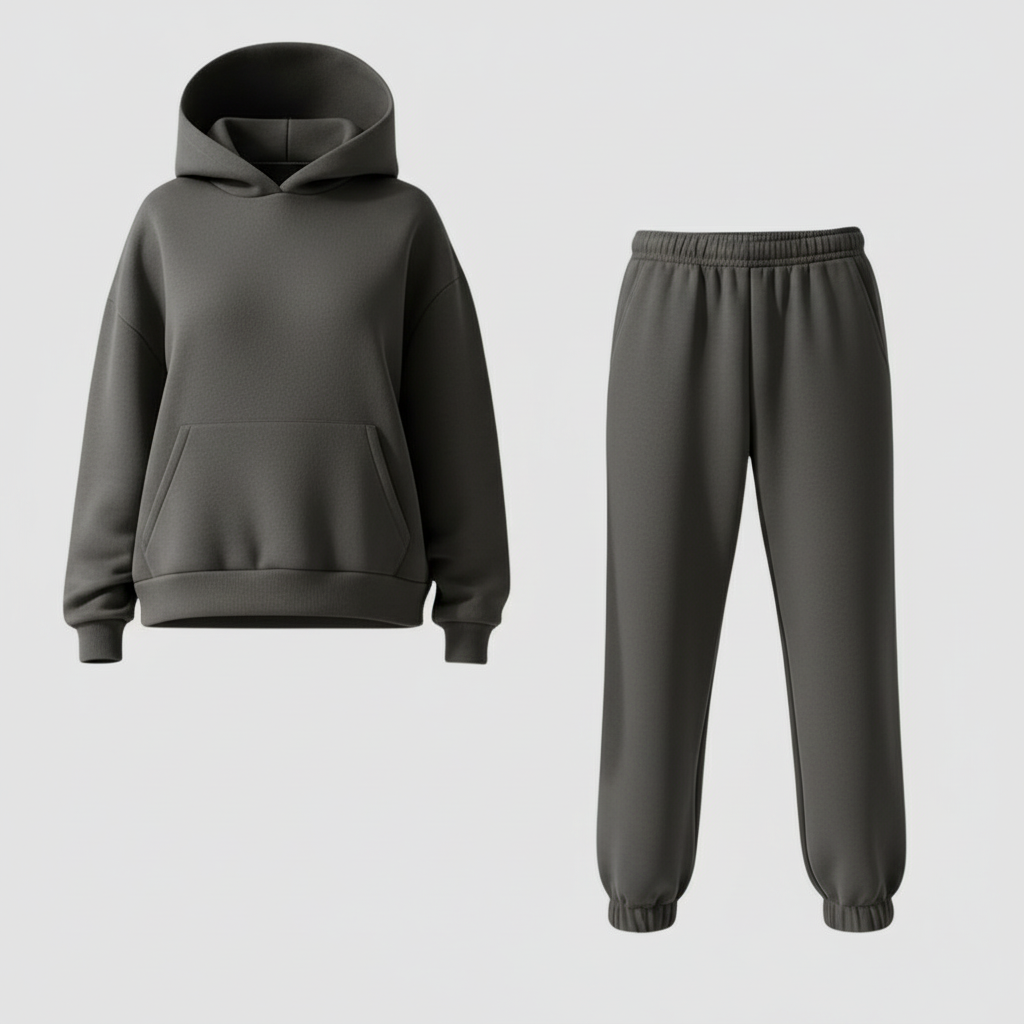 Jogging Set Damen Komfort Weiches Set Loungewear | EB