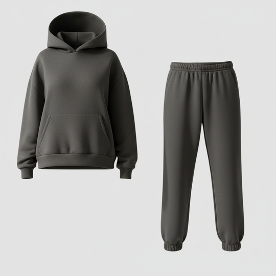 Jogging Set Damen Komfort Weiches Set Loungewear | EB