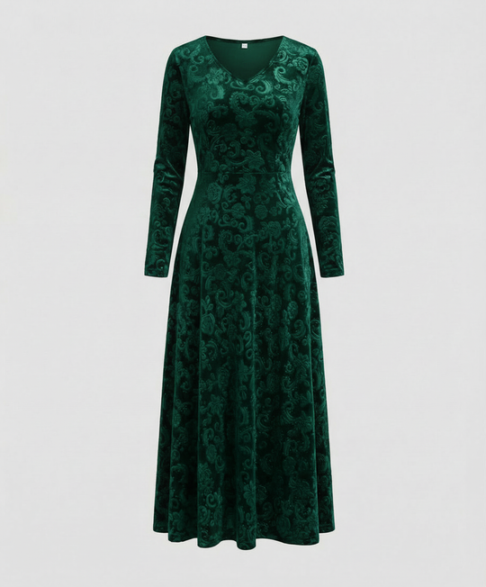 Figurschmeichelndes Ausgestelltes Kleid | EB