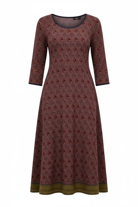 Boho Elegantes Midikleid Damen | EB