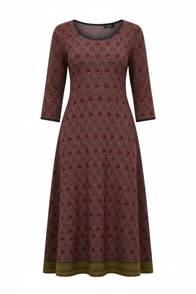 EB | Boho Chic Midi Kleid