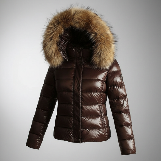 Damen Steppjacke Kunstfellkragen | EB