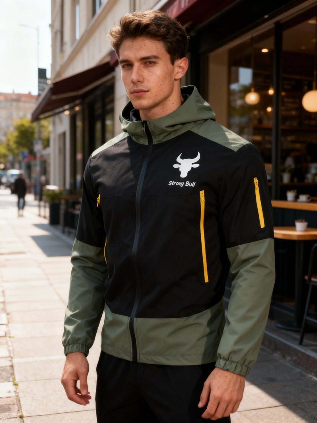 Herren funktionale Outdoor-Jacke EB