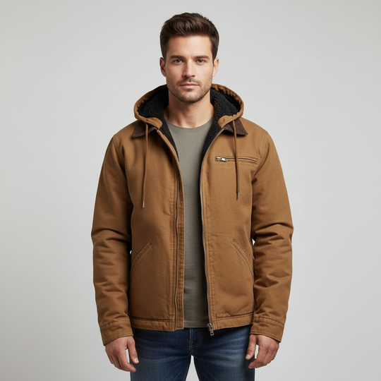 Funktionale Wasserdichte Outdoor Winterparka Jacke Mit Kapuze Polyester | EB