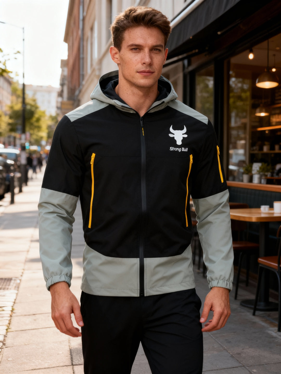 Herren funktionale Outdoor-Jacke EB