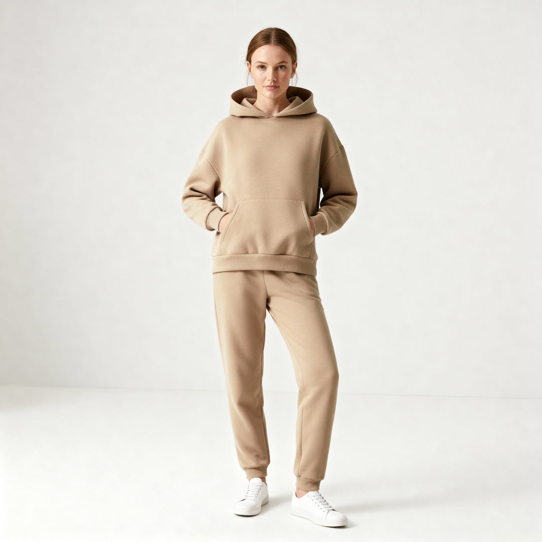 Jogging Set Damen Komfort Weiches Set Loungewear | EB