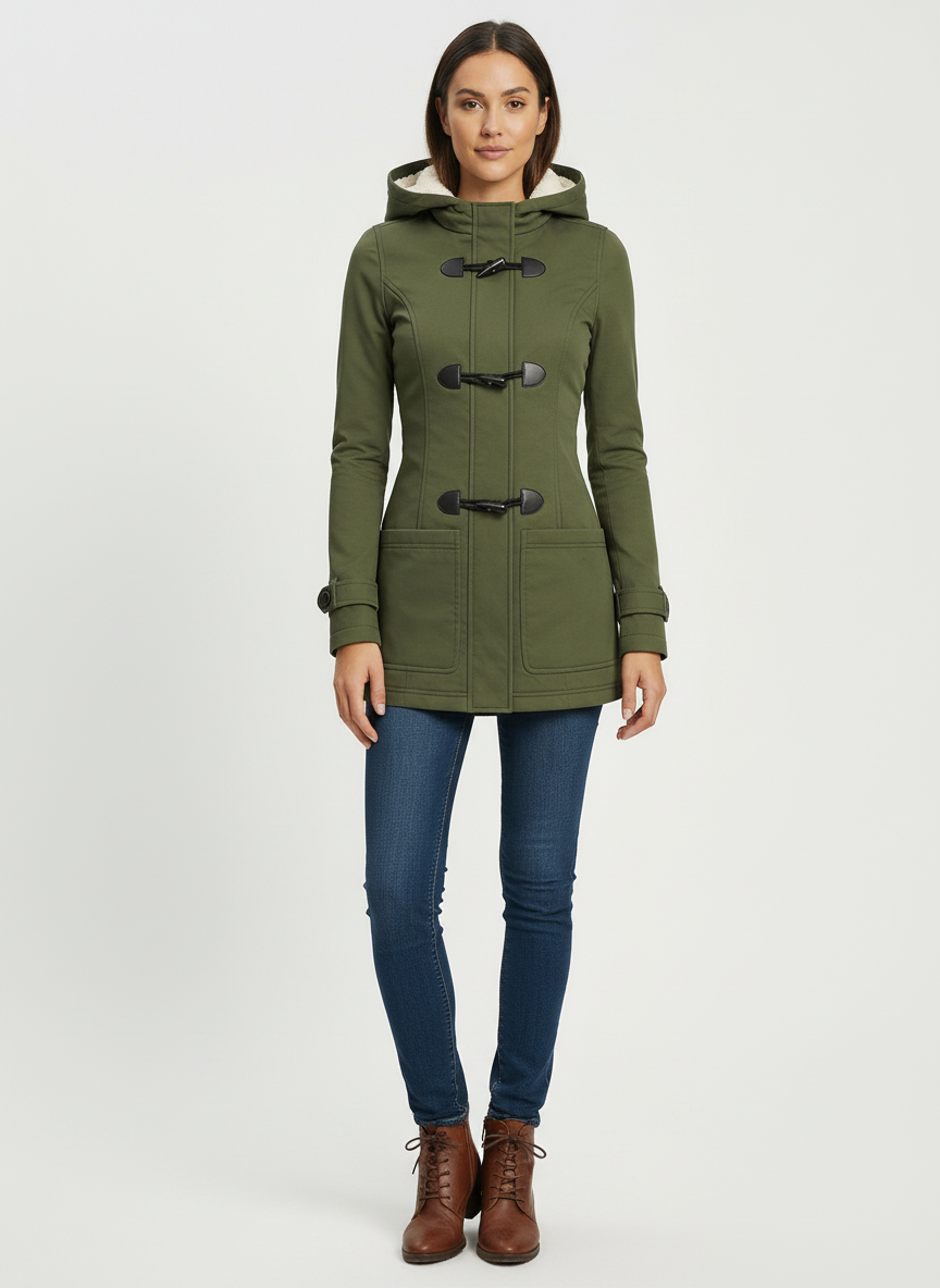 Gefütterte Damen Winterjacke Warm | EB
