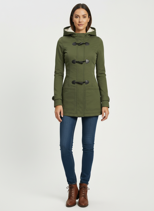 Gefütterte Damen Winterjacke Warm | EB