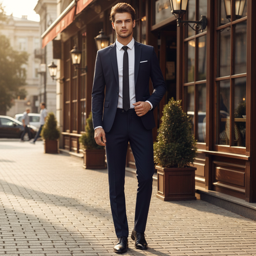 EB | Herren Business Anzug 2-teilig – Sakko & Hose