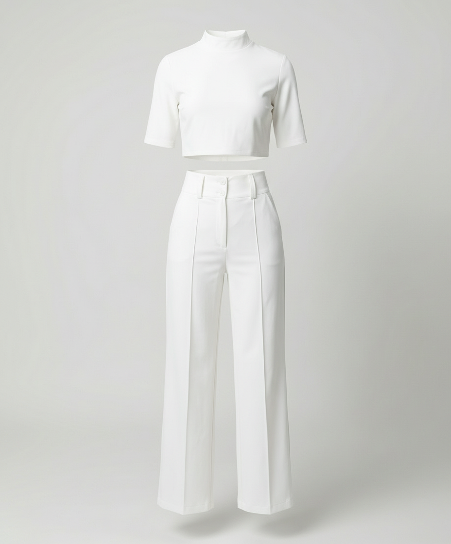 EB | Eleganz Tailliertes Herbst-Hosenset für Stilvolle Looks