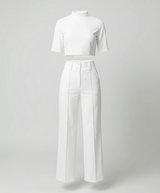 EB | Eleganz Tailliertes Herbst-Hosenset für Stilvolle Looks
