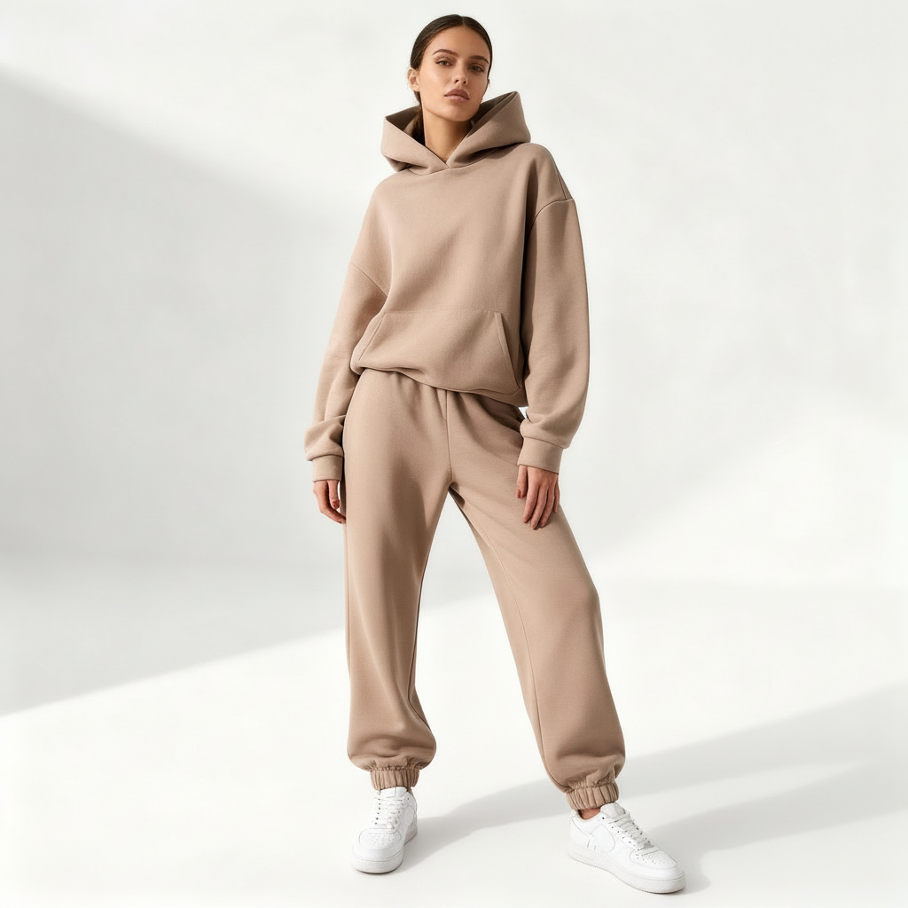 Weiches Warmes Freizeit Jogging Set