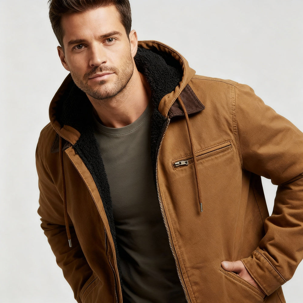 Funktionale Wasserdichte Outdoor Winterparka Jacke Mit Kapuze Polyester | EB