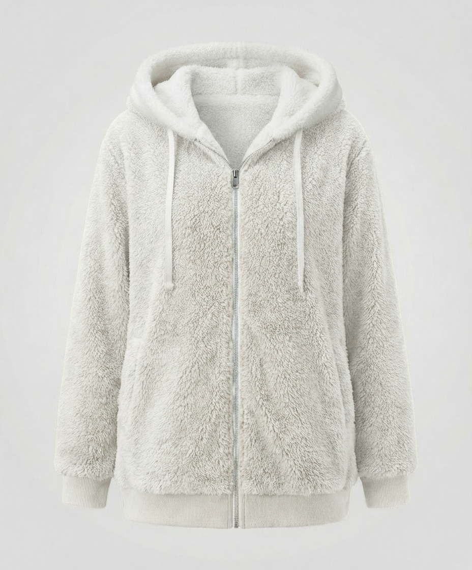 Übergroße Teddyjacke Damen | EB