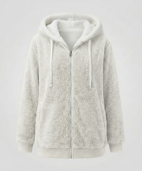 Übergroße Teddyjacke Damen | EB