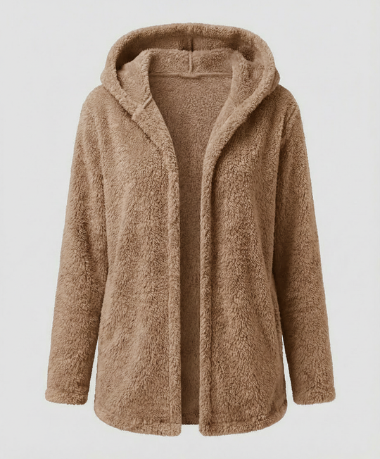 Teddy Fleecejacke Damen Lang | EB
