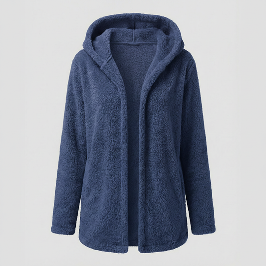 Teddy Fleecejacke Damen Lang | EB