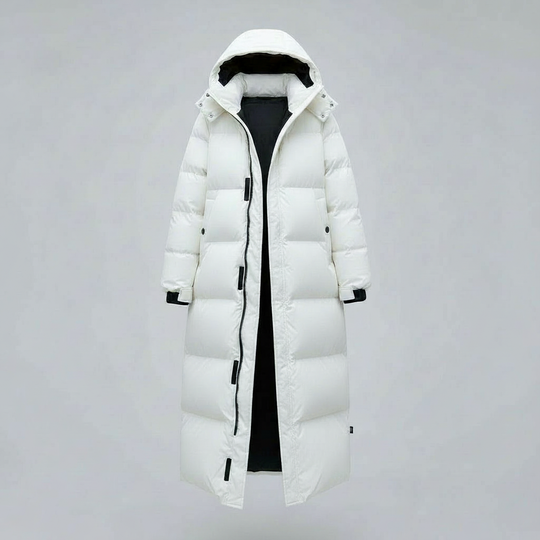 Winddichte Lange Winterjacke Damen | EB