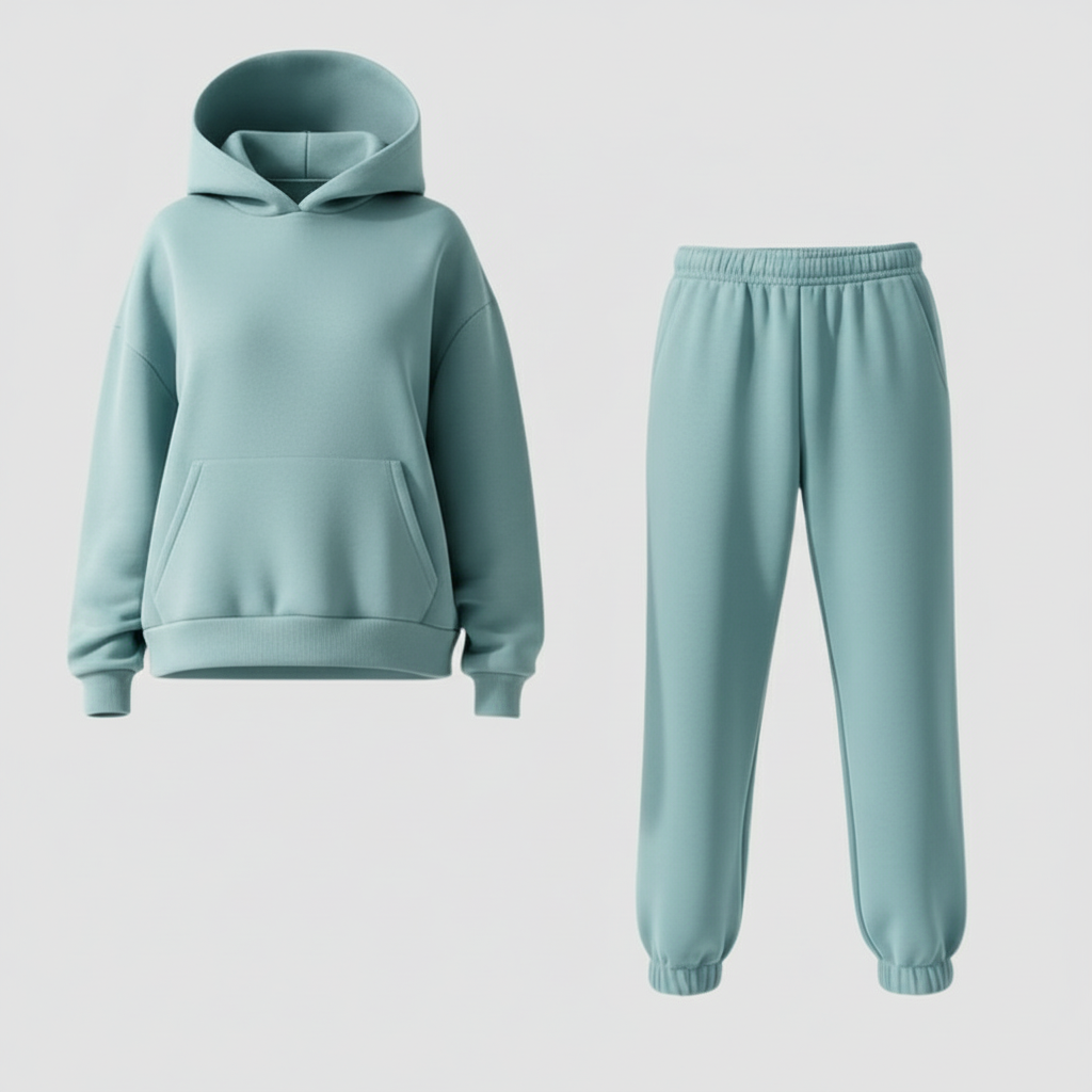 Jogging Set Damen Komfort Weiches Set Loungewear | EB