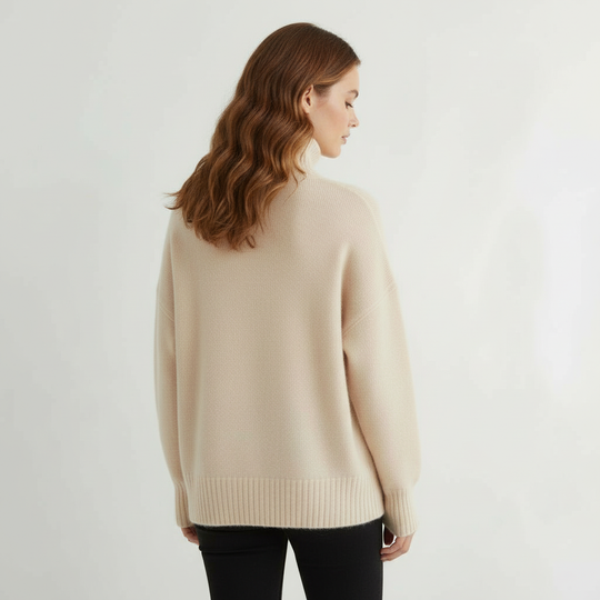 Rollkragenpullover Damen Komfort | EB