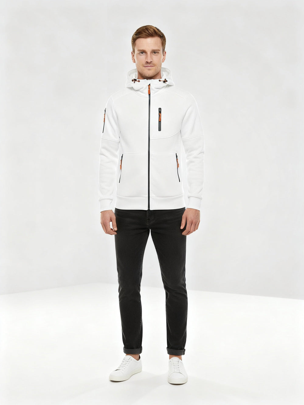 Herren Hoodie Mit Reißverschluss | EB