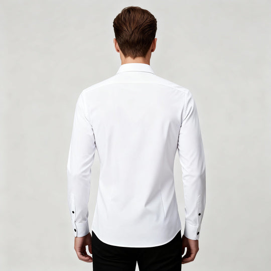 Bügelfreies Stretch Hemd Herren Slim Fit | EB