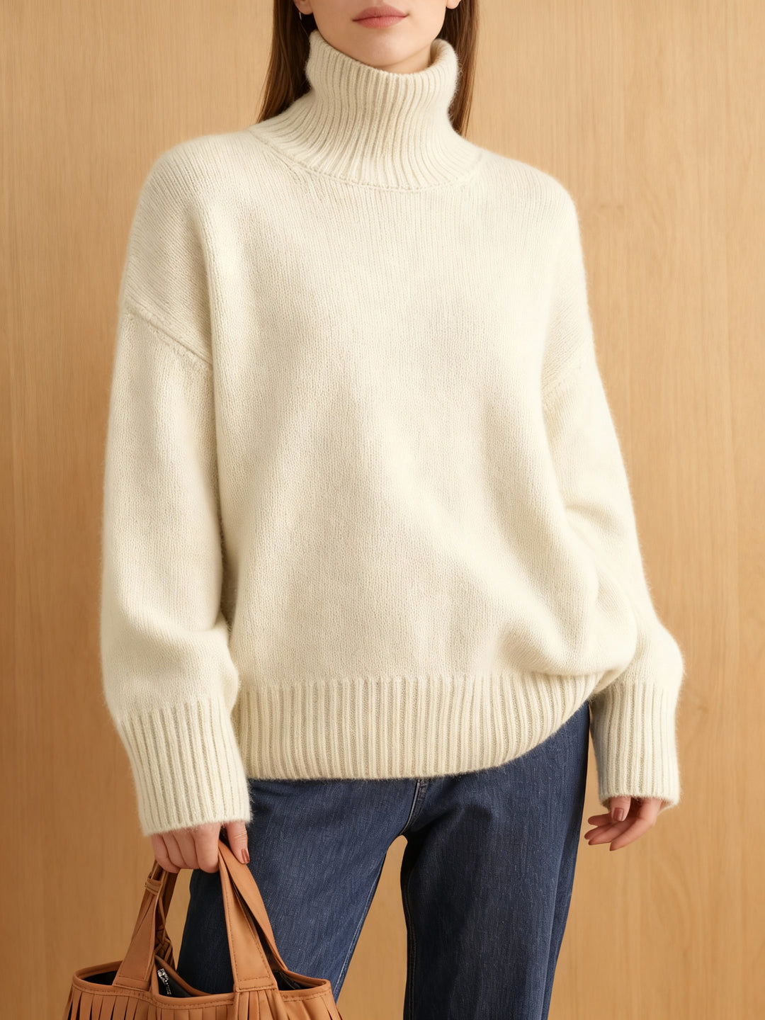 Damen Rollkragenpullover Linea | EB