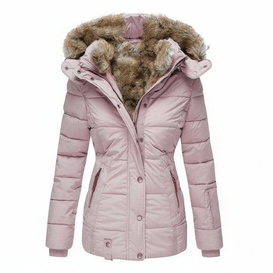 Warme Gefütterte Winterjacke Damen | EB