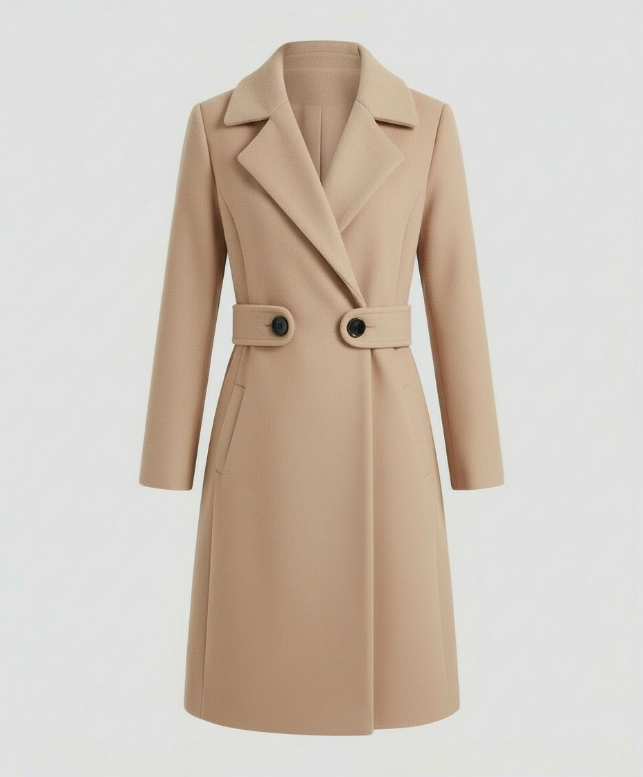 Slim Wollmantel Damen Winter | EB
