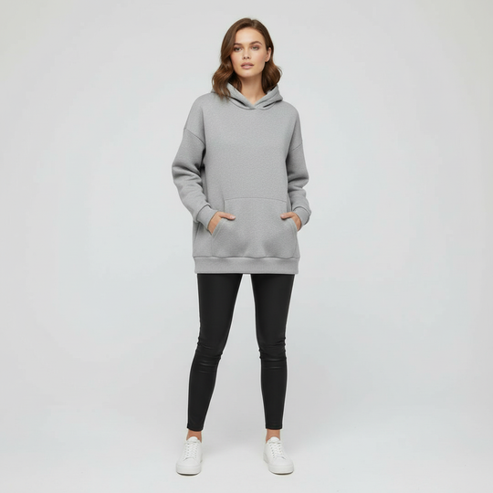 Langärmeliger Hoodie Komfortabel und Modern | EB