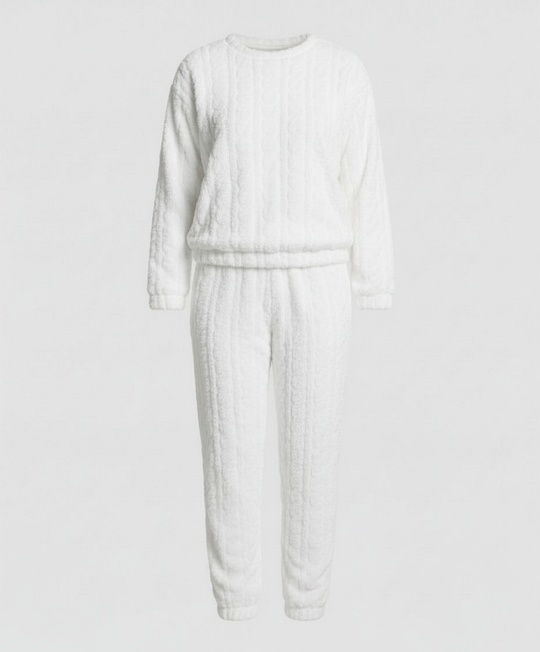 Kuscheliges Damen Fleece-Pyjama-Set | EB