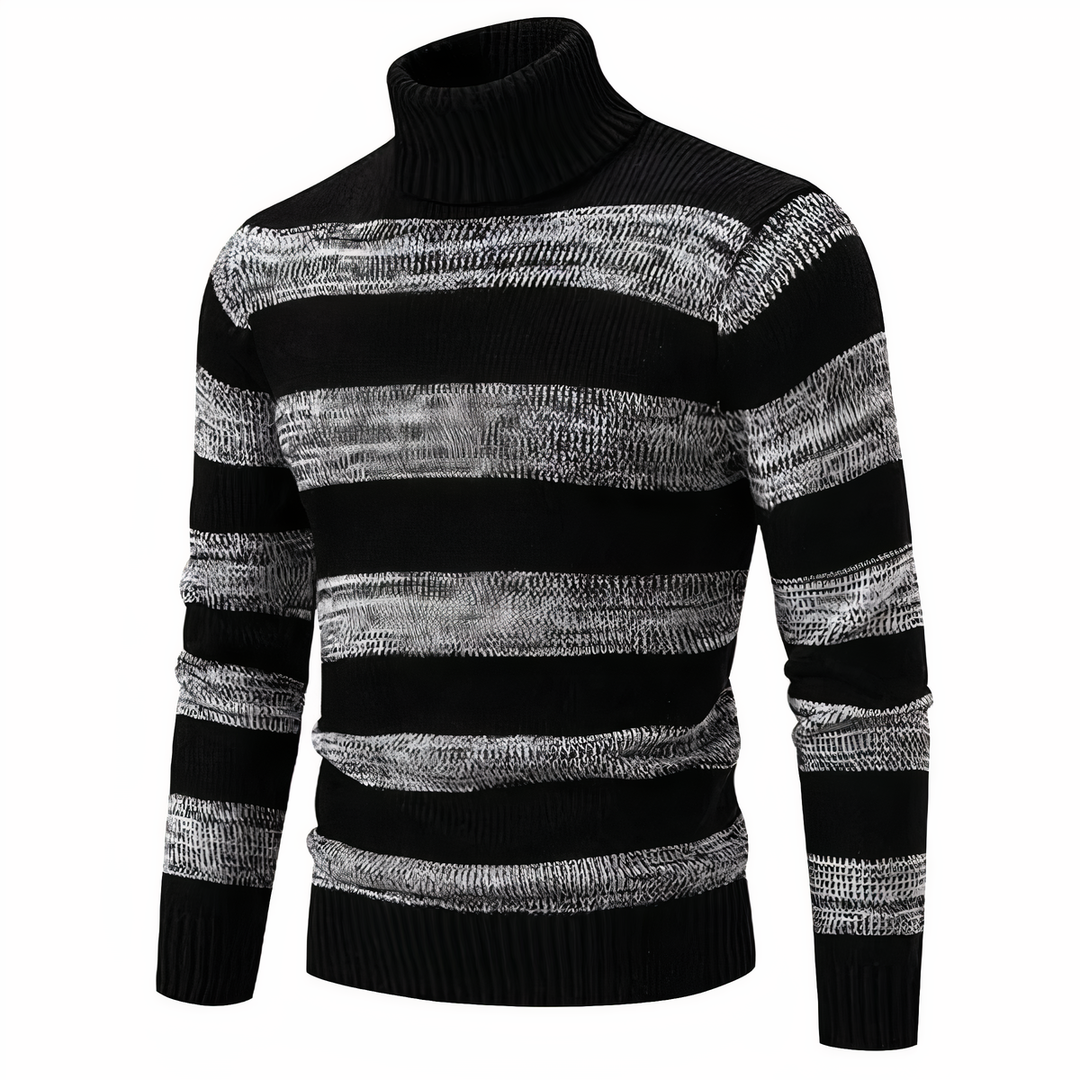 EB | Stilvoll Patchwork Strickpullover für Männer