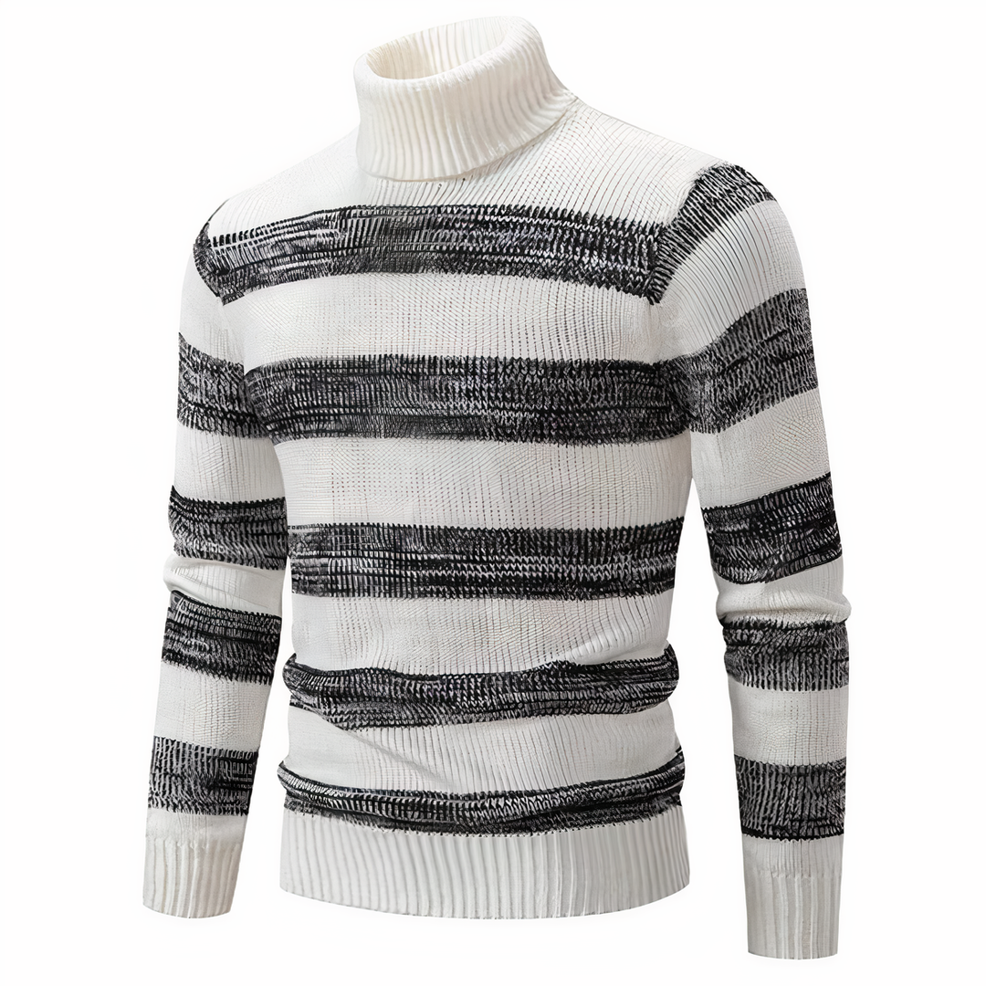 EB | Stilvoll Patchwork Strickpullover für Männer