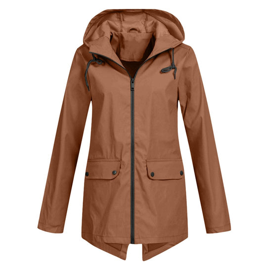 EB | Wasserdichte Jacke mit Kapuze Leichtes Design Funktional und Schick