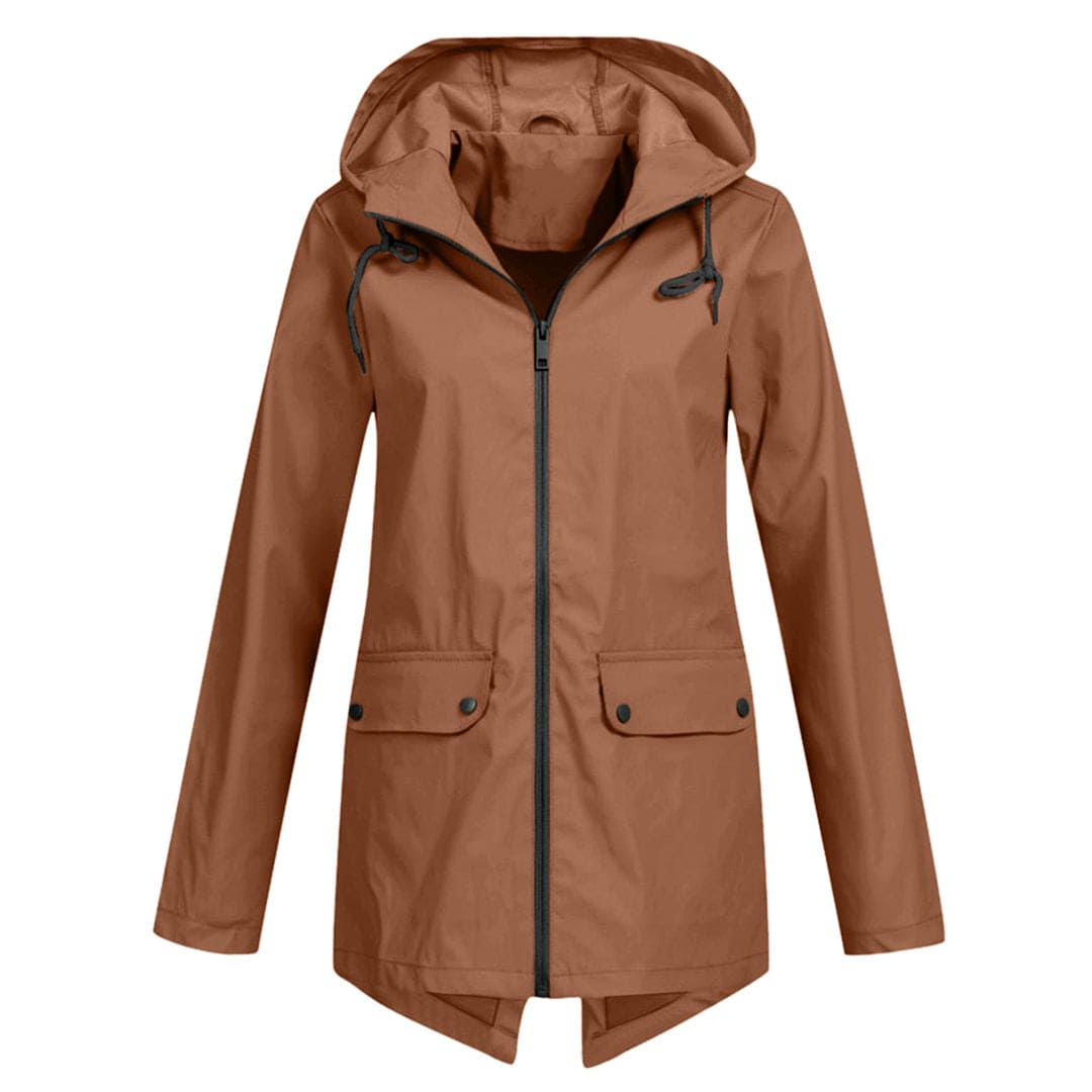 EB | Damen wasserdichte Jacke mit Kapuze