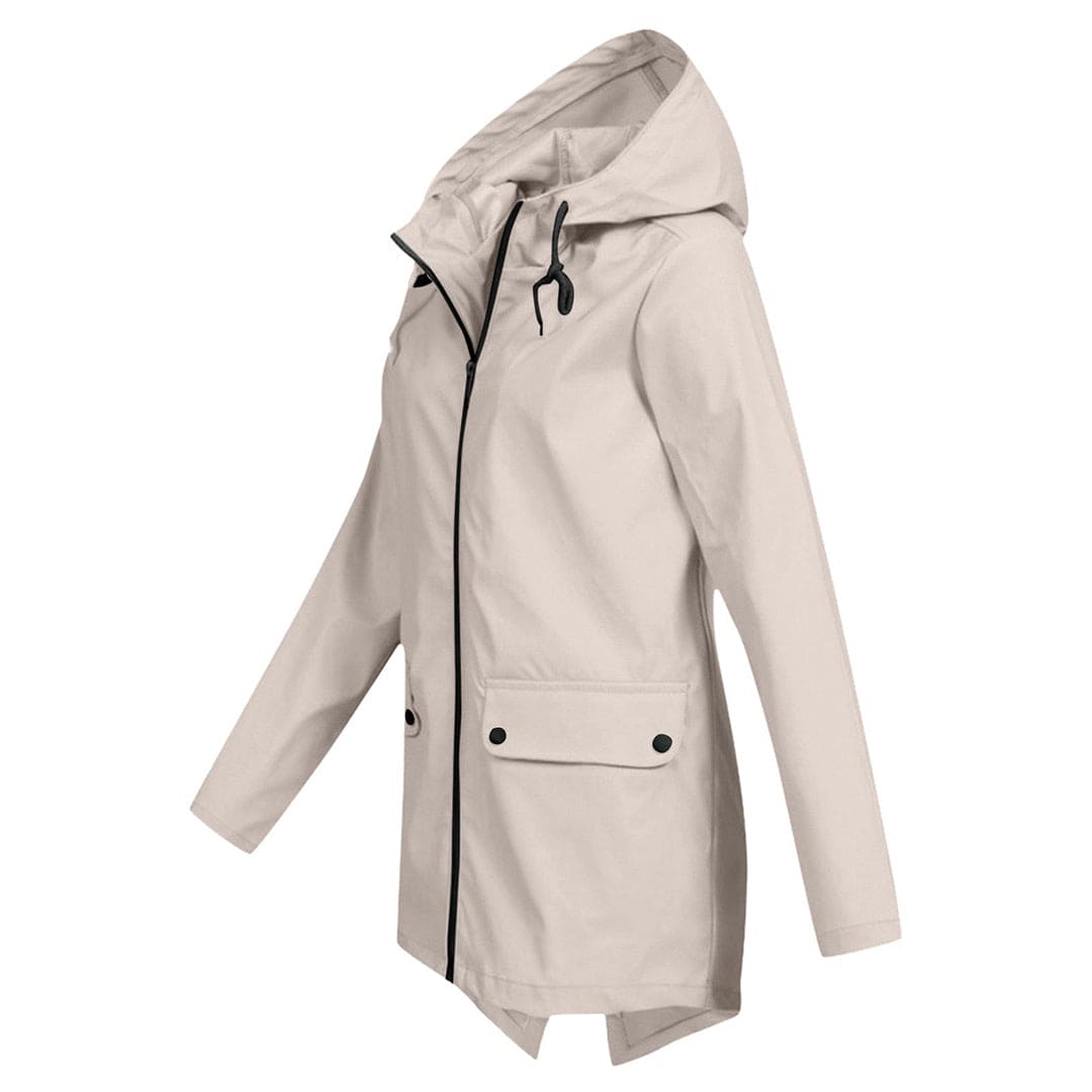 EB | Damen wasserdichte Jacke mit Kapuze